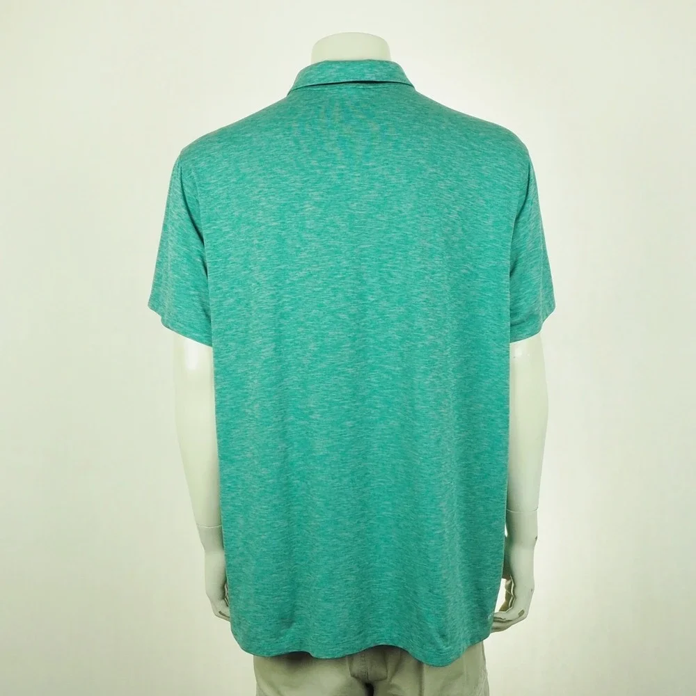 Nike Golf Dri-Fit ADV Vapor Engineered Polo Shirt Mens 2XL XXL Green Jacquard